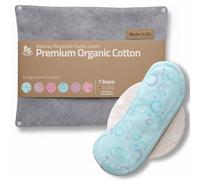Natissy Salvaslips Reutilizables de Algodón Orgánico para Mujer, Lavables, Transpirables, Suaves, Sin Olores y Sin PUL - Pack 7 Talla S - Made in EU