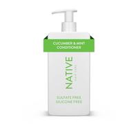 Native Acondicionador Voluminizador de Pepino & Menta - Todos los Tipos de Cabello, Teñido & Tratado, Fino a Seco Dañado, Sin Sulfatos, Sin Siliconas & Sin Colorantes (487 ml)