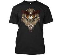 Native American Bald Eagle Mandala T-Shirt Men's T-Shirt Black XXL