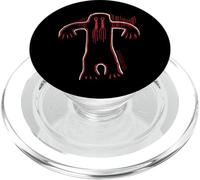 Native American Bigfoot -Sasquatch Petroglyph Cave Art PopSockets PopGrip para MagSafe