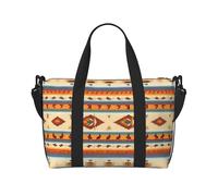 Native American - Bolsas de viaje versátiles para artículos personales para mujer, espaciosas bolsas de lona para viajes, bolsas de gimnasio para hombres, Negro -, Talla única