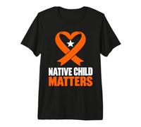 Native American Day Proud Native Child Matters I Wear Orange Camiseta Premium