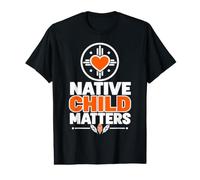 Native American Day Wear Orange Indian Native Child Matters Camiseta gráfica económica