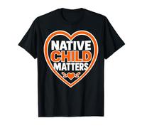 Native American Day Wear Orange Indian Native Child Matters Camiseta gráfica económica