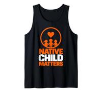 Native American Day Wear Orange Indian Native Child Matters Camiseta sin Mangas