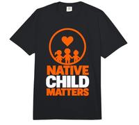 Native American Day Wear Orange Indian Native Child Matters Comfort Colors Adult Heavyweight T-Shirt