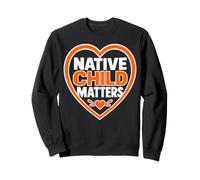 Native American Day Wear Orange Indian Native Child Matters Sudadera