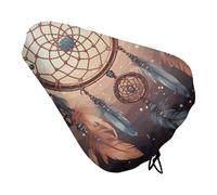 Native American Dream Catcher - Funda de cojín para asiento de bicicleta suave acolchada para hombres y mujeres, funda de sillín impermeable con cordón de repuesto para asiento de ejercicio para Moun