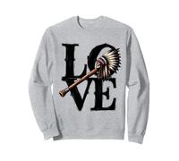 Native American Heritage Indigenous Love Native American Sudadera