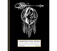 Native American Horse Notebook: Filigree Dreamcatcher & Tribal Art