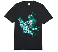 Native American Indian Style Frog Art Pacific Northwest Comfort Colors Adult Heavyweight T-Shirt