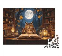 Native American Jigsaw Puzzles 1000 Pieces Recyclable Material Wolves y Eagle Senior Puzzles Juego Educativo Descompresión Parent Child Accesorios de Juego 52x38cm/1000pcs
