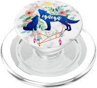 Native American Mama Wolf Design Gift for Mom PopSockets PopGrip para MagSafe