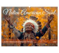 Native American Soul (Wall Calendar 2026 DIN A2 landscape), CALVENDO 12 Month Wall Calendar: Experience the timeless spirit of Native American life