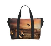 Native American Tribes - Bolsa de viaje de 40 L, con correa ajustable, ideal para gimnasio, deportes, pesca, caza, viajes