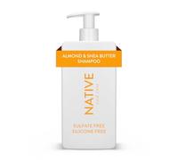 Native Champú para mujeres y hombres, sin siliconas ni sulfatos, aroma de manteca de karité de almendra, champú fortalecedor para el cabello para cabello más fuerte y menos encrespamiento, 487 ml