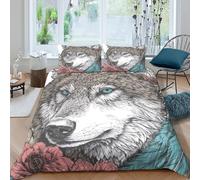 Native Funda Edredon Juego de Ropa de Cama de 3 Piezas Impresión 3D Cierre de Native Arte Estilo Funda de Edredón Funda de Almohada a Juego Transpirable Lavables for Adultos Double（200x200cm）