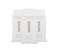 Native Gel de Ducha & Baño para Mujeres & Hombres - Sin Sulfatos & Colorantes - Jabón Corporal Aroma a Coco & Vainilla - Limpieza Suave con Ingredientes de Origen Vegetal (3 unidades, 532 ml cada una)