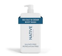 Native Gel de Ducha & Gel de Baño para Mujeres & Hombres - Libre de Sulfatos & Colorantes - Jabón Corporal con Aroma a Sal & Cedro - Limpieza Suave con Ingredientes de Origen Vegetal (1000 ml)
