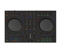 Native Instruments Traktor MX2 - Controlador DJ de 2 canales | Software Traktor Pro 4, 16 pads para Stems y Pattern Player, Mixer y Deck FX dedicados, USB-C e interfaz de audio