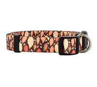 Native Pup Collar de perro de Acción de Gracias, lindo otoño, diseño de vacaciones de pavo, nailon ajustable pequeño, mediano, grande (hojas de caída, pequeña)