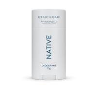 Native Salt & Cedar Deodorant, 75 ml | Sin alcohol, con manteca de karité y aceite de coco. Protección contra el olor hasta 72 h