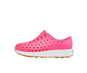 Native Shoes Tenis unisex Robbie sin cordones para niños, Rosa Hollywood/Blanco Shell/Mash Speckle, 33 EU
