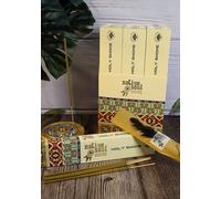 Native Soul Holy Smoke - Varillas de incienso con quemador de incienso JRose, aromaterapia natural y limpieza energética para meditación y espiritualidad, fragancia de larga duración