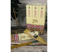 Native Soul - Varillas de incienso de salvia blanca y lavanda, paquete de 3 con quemador de incienso JRose, calmante y limpieza para relajación, meditación y manchas, aroma de larga duración