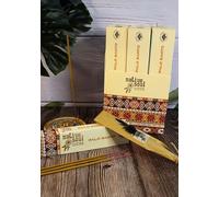 Native Soul - Varillas de incienso Palo Santo, paquete de 3 con quemador de incienso JRose, manchas naturales para meditación, relajación y limpieza energética, fragancia de larga duración