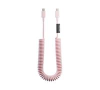 Native Union, Cable USB-C a USB-C 60W espiralado 2.4m serie POP de carga rápida