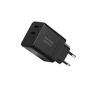 Native Union Cargador de GAN rápido PD 35W - Cargador USB-C Ultracompacto de 35 W con Power Delivery - para MacBook Air, iPads, iPhones y Más (Negro)