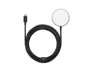Native Union Cargador Inalámbrico Magnético Snap-Compatible con MagSafe, para iPhone 13/13 Pro/13 Pro Max-Cable USB-C Integrado de 10ft-Carga Rápida de 15W para Dispositivos Compatibles con Qi(Cosmos)