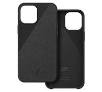 Native Union Funda de Clic Canvas - Funda Premium de Tela Tejida - Compatible con iPhone 12 Pro MAX (Negro)