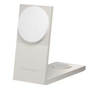 Native union rise 3-in-1 qi2 smartphone gris claro usb cargador inalá
