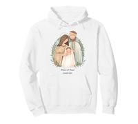 Natividad Boho Príncipe de la Paz Navidad Sudadera con Capucha