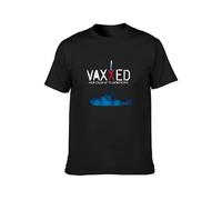 Natividad Olive Vaxxed from Cover Up To Catastrophe T-Shirt Mens Black Tees Unisex Shirt M