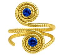 Nativilis hecho a mano con hierba dorada (Capim Dourado) - Joyería de fibra vegetal natural - Ligero y sostenible - Jalapão Brasil (anillo-105, talla única)