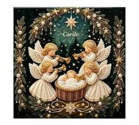 Nativity diiamond painting Kit DIY Jesus Pearl Art Christian Wall Decor
