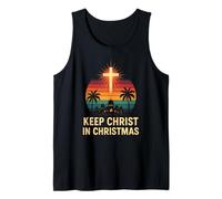 Nativity Keep Christ in Christmas, Vintage, para Hombre, Jesús Faith Camiseta sin Mangas