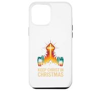 Nativity Keep Christ in Christmas, Vintage, para Hombre, Jesús Faith Carcasa para iPhone 12 Pro MAX