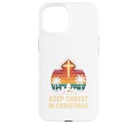 Nativity Keep Christ in Christmas, Vintage, para Hombre, Jesús Faith Carcasa para iPhone 15