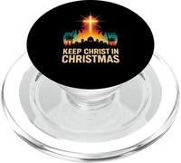 Nativity Keep Christ in Christmas, Vintage, para Hombre, Jesús Faith PopSockets PopGrip para MagSafe