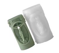 Nativity - Molde cilíndrico de silicona en relieve, resistente al calor, para fundición de resina y fabricación de velas, jabón, belén, diseño en relieve para jabón, chocolate y resina, manualidades