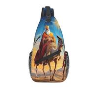 Nativity Star And Three Kings - Mochila cruzada de viaje para hombre, mochila de senderismo