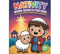 Nativity Word Search for Kids: A Fun Christian Christmas Activity Book for Young Children