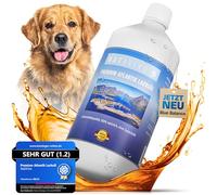 NatiVivo Aceite de salmón Atlantik Premium 500 ml - Aceite de pescado de alta calidad para perros, gatos y caballos - rico en ácidos grasos omega 3 y 6 - Aceite natural desnudo para perros