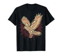 Nativo Americano Indios Halcón Cola Roja & Sol Naturaleza Camiseta