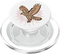Nativo Americano Indios Halcón Cola Roja & Sol Naturaleza PopSockets PopGrip para MagSafe