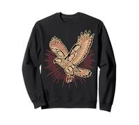 Nativo Americano Indios Halcón Cola Roja & Sol Naturaleza Sudadera